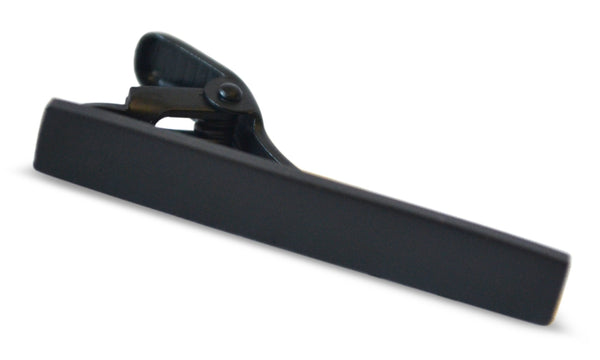 matt black tie clip